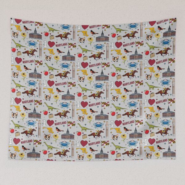 Item preview, Maryland State Pride, Ultimate Icons & Symbols Pattern designed and sold by mashmosh.
