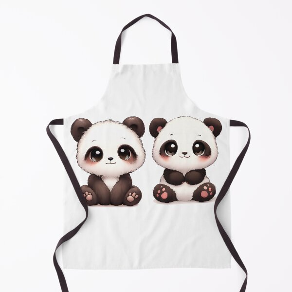 Item preview, Two Ultra-Cute Chibi Baby Pandas Sitting Side by Side designed and sold by mr-zgredzio.