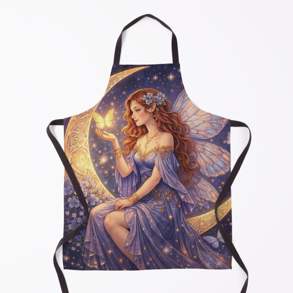 Item preview, Moonlit Butterfly Fairy – Celestial Fantasy Digital Illustration designed and sold by affiliatevera10.