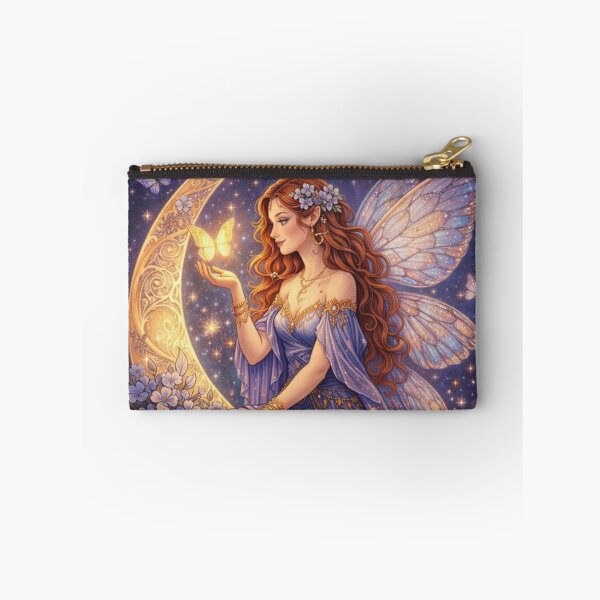 Item preview, Moonlit Butterfly Fairy – Celestial Fantasy Digital Illustration designed and sold by affiliatevera10.