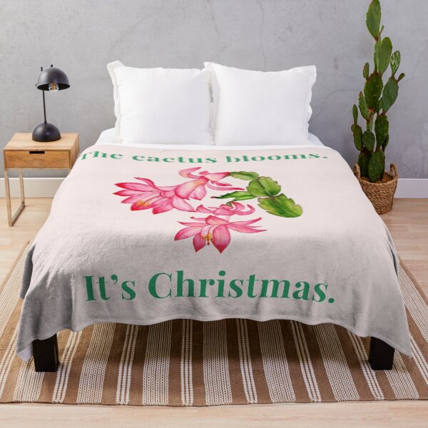 Item preview, The Cactus Blooms. It’s Christmas. designed and sold by mycreastyle.