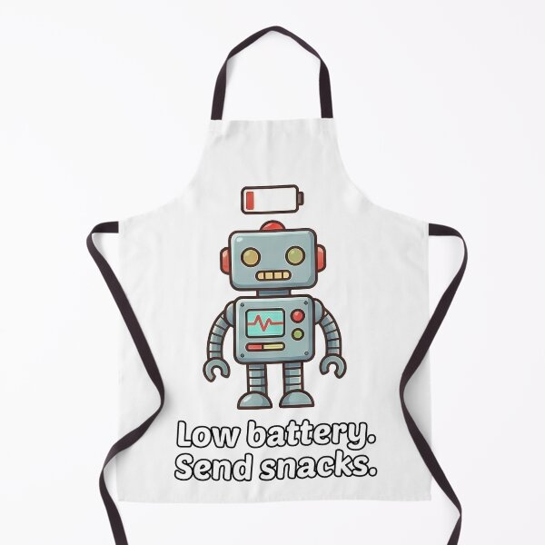 Item preview, Low Battery Robot Send Snacks Funny designed and sold by k3rstman1.