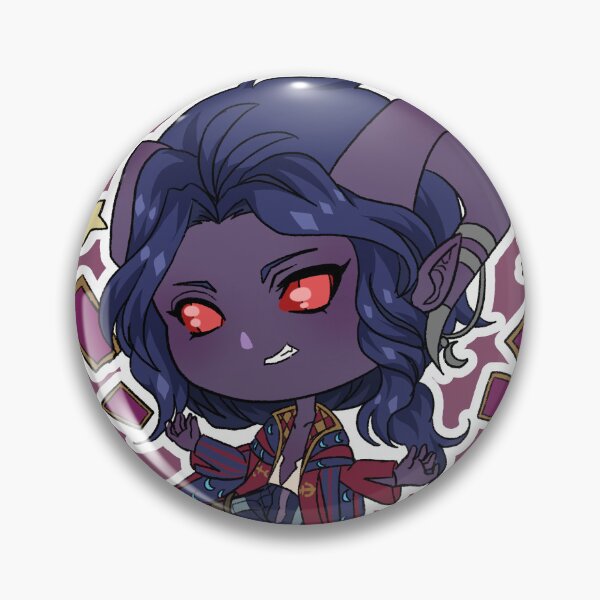 Item preview, Chibi Mollymauk Tealeaf from Critical Role designed and sold by Chairae Art.