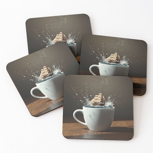 Item preview, Surreal Coffee Cup with Miniature Sea designed and sold by Wonderful Designs.