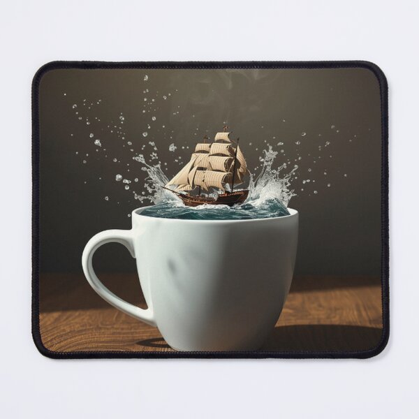 Item preview, Surreal Coffee Cup with Miniature Sea designed and sold by Wonderful Designs.
