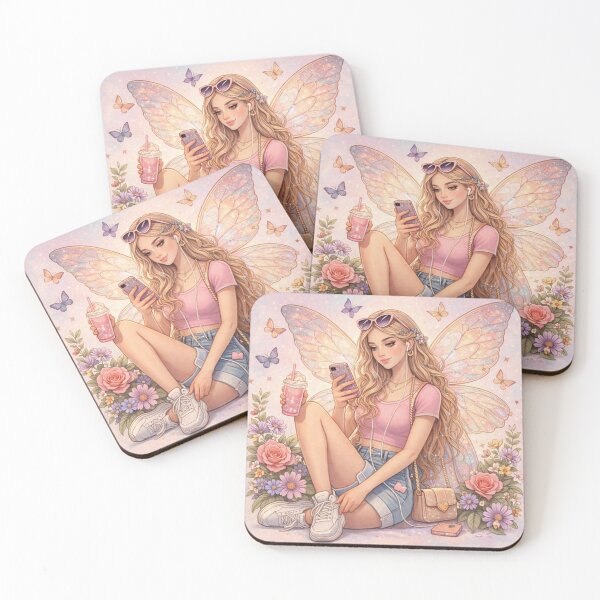 Item preview, Modern Fairy Aesthetic – Digital Age Fantasy Illustration designed and sold by affiliatevera10.