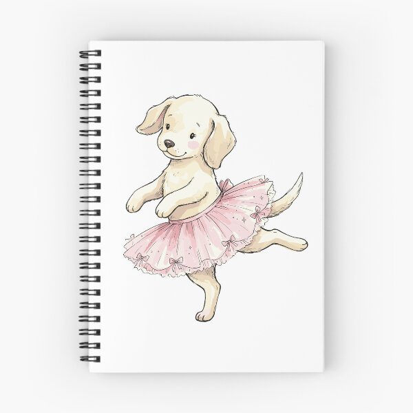 Item preview, Balletcore Aesthetic: Pirouetting Puppy designed and sold by bapupa.