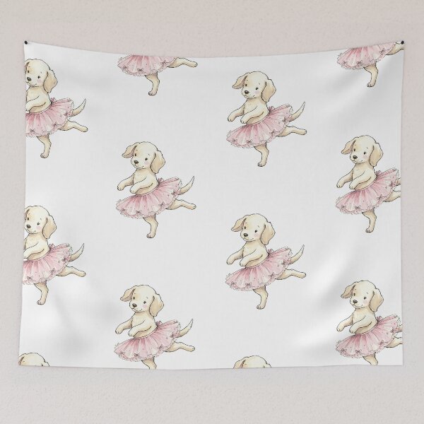 Item preview, Balletcore Aesthetic: Pirouetting Puppy designed and sold by bapupa.