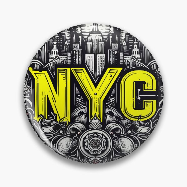 Artikelvorschau, NYC Skyline Emblem – Markantes urbanes Design mit barockem Flair entworfen und verkauft von denip.