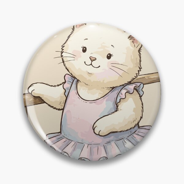 Item preview, Balletcore Aesthetic: Cozy Cat at the Barre designed and sold by bapupa.