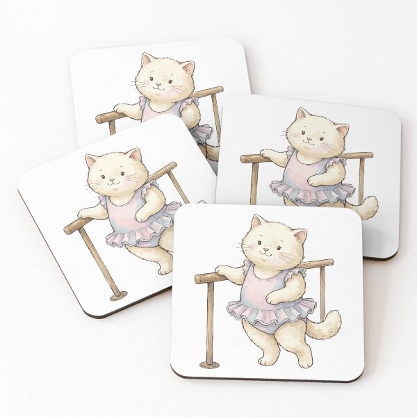 Item preview, Balletcore Aesthetic: Cozy Cat at the Barre designed and sold by bapupa.