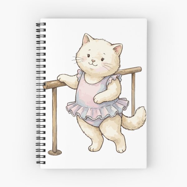 Item preview, Balletcore Aesthetic: Cozy Cat at the Barre designed and sold by bapupa.