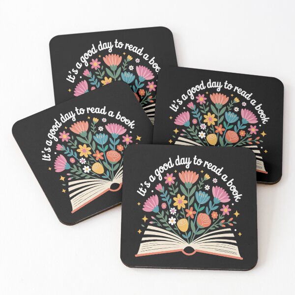 Item preview, Its a Good Day to Read a Book Librarian Books Reading Floral designed and sold by TheRetroStyle.