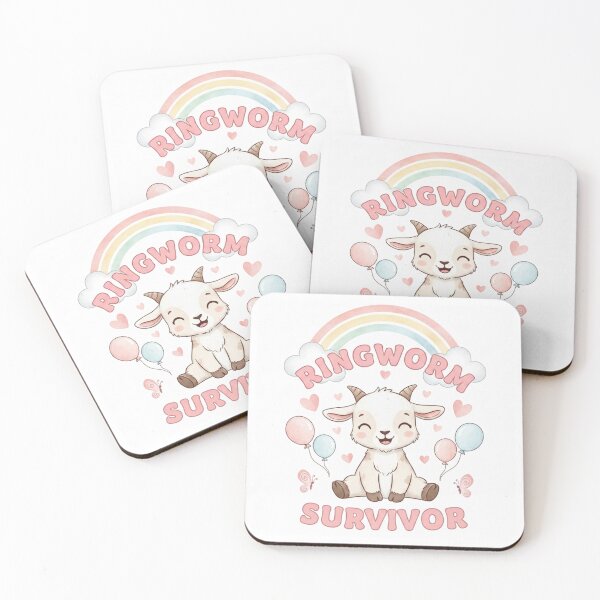 Item preview, Goat ringworm survivor funny gag adult humor novelty  designed and sold by CheeseBlueprint.