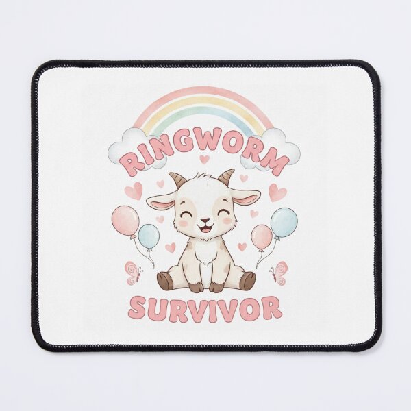 Item preview, Goat ringworm survivor funny gag adult humor novelty  designed and sold by CheeseBlueprint.
