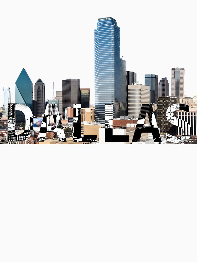Thumbnail 6 of 6, Premium T-Shirt, Dallas Skyline designed and sold by amer2017.