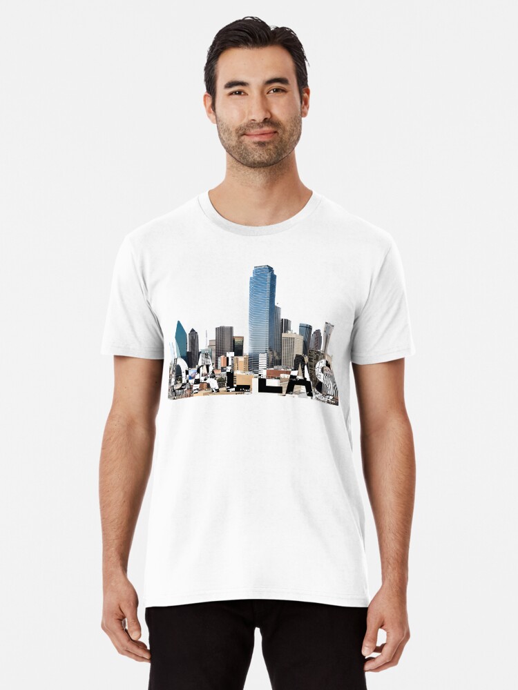 Thumbnail 1 of 6, Premium T-Shirt, Dallas Skyline designed and sold by amer2017.