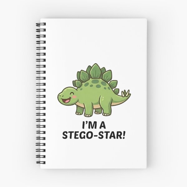 Item preview, Cute Stegosaurus Stego Star Dinosaur Kids designed and sold by k3rstman1.