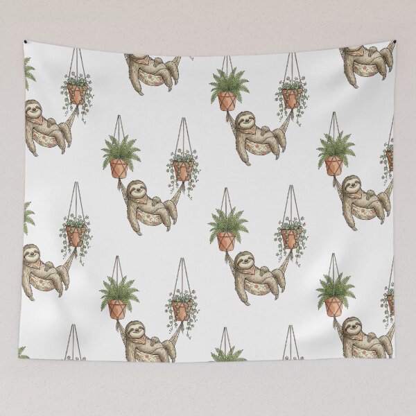 Item preview, Boho Aesthetic: Cozy Sloth Hammock designed and sold by bapupa.