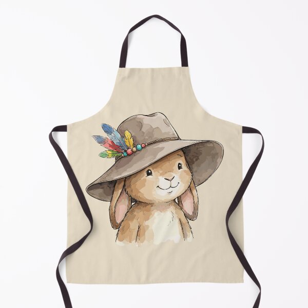 Item preview, Boho Aesthetic: Feathered Hat Rabbit designed and sold by bapupa.