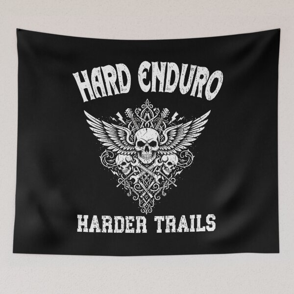 Item preview, HARD ENDURO HARDER TRAILS cool hard enduro rider motorcycle lover rock style enduro motorcycles true rodeo designed and sold by Jt41.