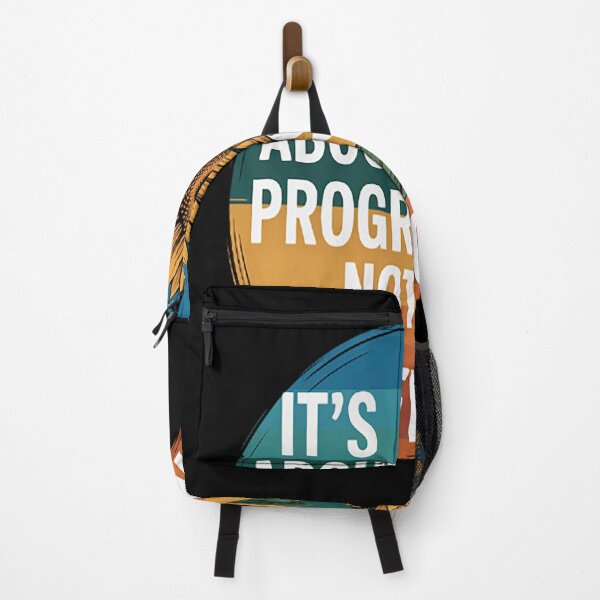 Item preview, IT'S ABOUT PROGRESS NOT PERFECTION designed and sold by TheRetroStyle.
