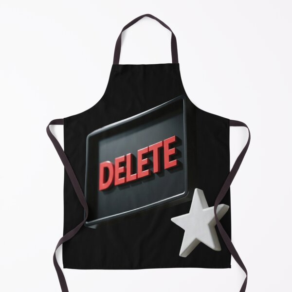 Item preview, Red Delete Sign on Distressed Concrete Wall designed and sold by Dariusz.K.