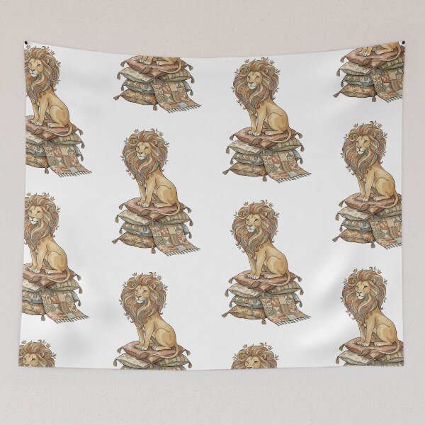 Item preview, Boho Aesthetic: Layered Lioness Lounger designed and sold by bapupa.