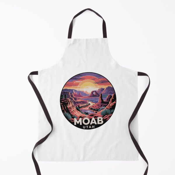 Item preview, Moab Utah Canyon Sunset - Colorful Desert River Landscape Badge designed and sold by CircinusStore.
