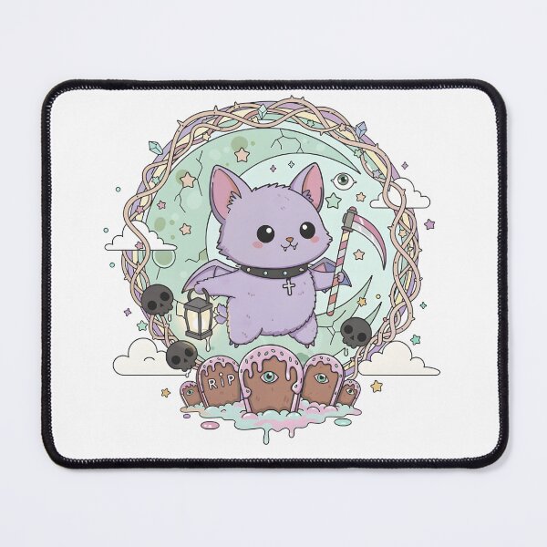 Item preview, The Little Soul Collector Pastel Goth Bat designed and sold by RubisLeaf.