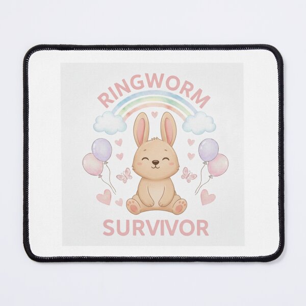 Item preview, Rabbit bunny ringworm survivor funny gag adult humor novelty meme designed and sold by CheeseBlueprint.
