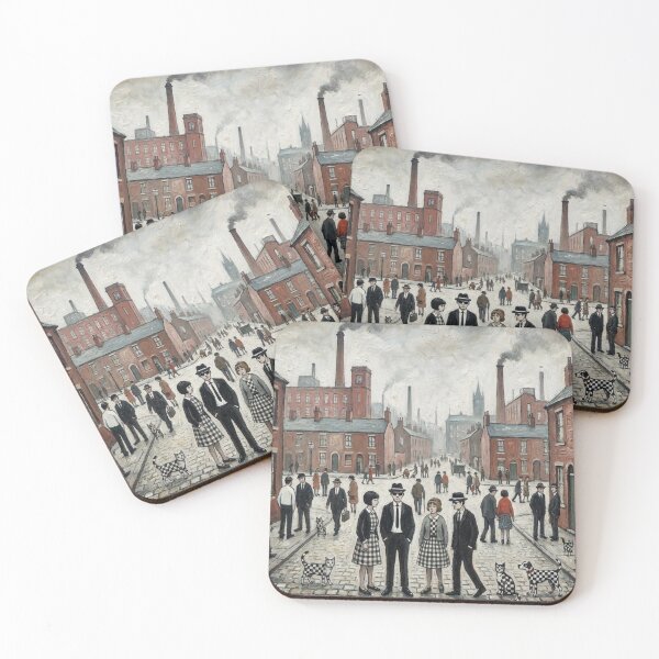Item preview, Concrete Jungle: The 2 Tone Town (L.S. Lowry Style) designed and sold by MikeHawkinWorld.