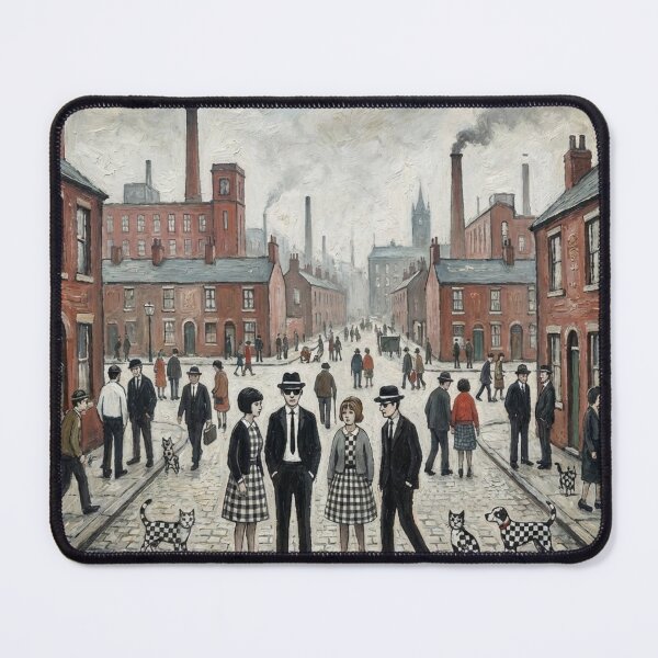 Item preview, Concrete Jungle: The 2 Tone Town (L.S. Lowry Style) designed and sold by MikeHawkinWorld.