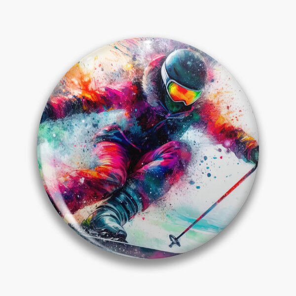 Item preview, Vibrant Skiing Adventure designed and sold by paulrommer.