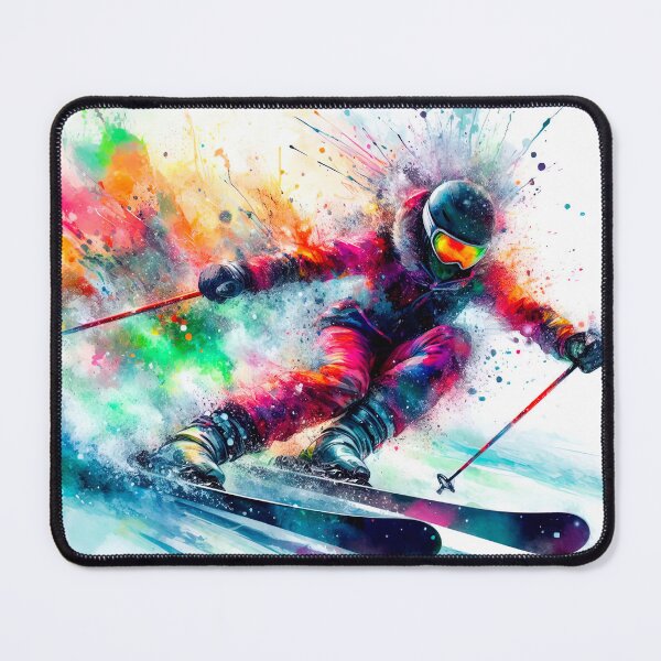 Item preview, Vibrant Skiing Adventure designed and sold by paulrommer.