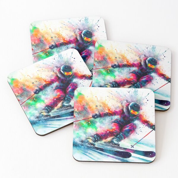 Item preview, Vibrant Skiing Adventure designed and sold by paulrommer.