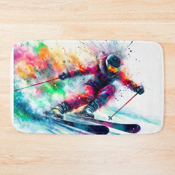 Item preview, Vibrant Skiing Adventure designed and sold by paulrommer.