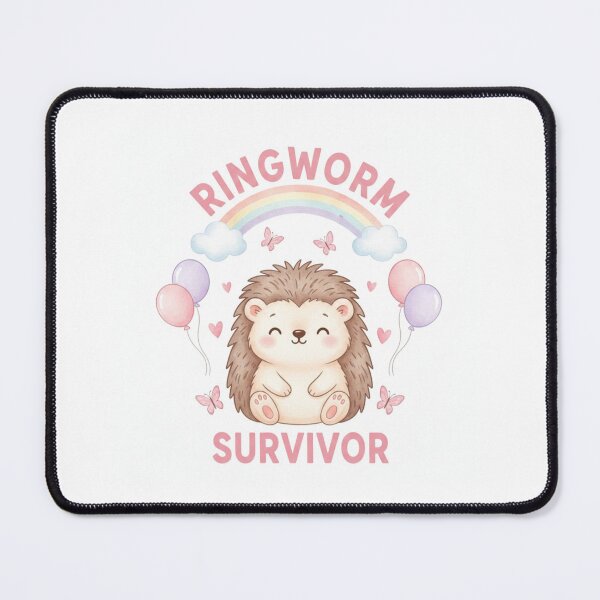 Item preview, Hedgehog ringworm survivor funny gag adult humor novelty meme designed and sold by CheeseBlueprint.