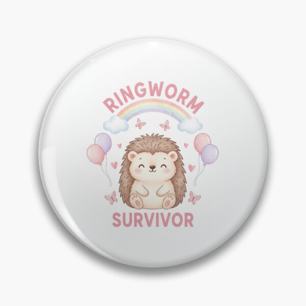 Item preview, Hedgehog ringworm survivor funny gag adult humor novelty meme designed and sold by CheeseBlueprint.