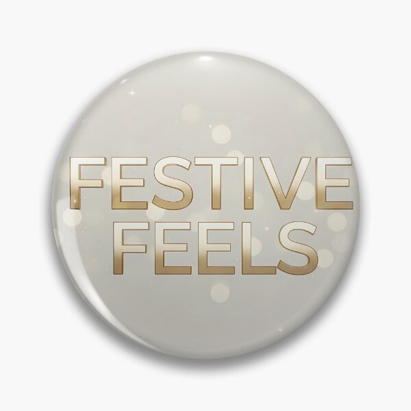 Item preview, Golden Festive Feelings Typography Art designed and sold by digisetumedia.