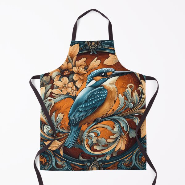 Item preview, Art Nouveau Kingfisher  designed and sold by thewandswant.