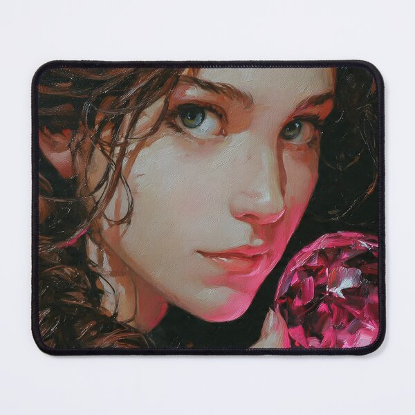 Item preview, The Flower Girl holding pink materia designed and sold by Theriddler1.