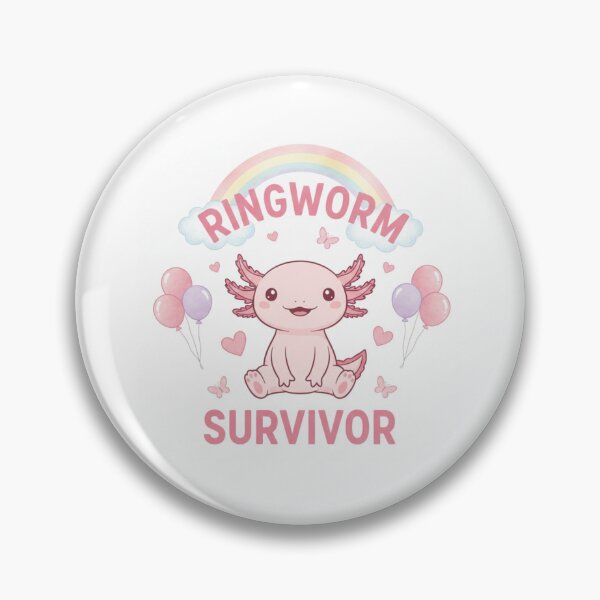 Item preview, Axolotl ringworm survivor funny gag adult humor novelty meme designed and sold by CheeseBlueprint.