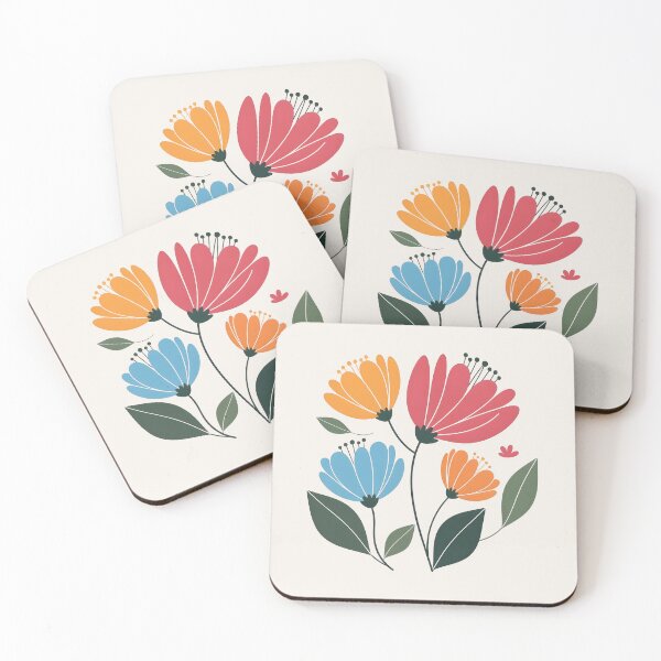 Item preview, Abstract flowers designed and sold by PrintLabStudio.