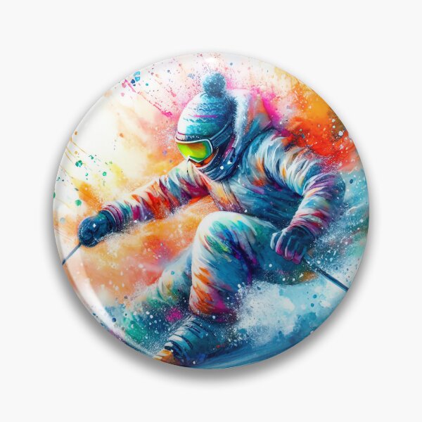 Item preview,  Vibrant Skiing Adventure designed and sold by paulrommer.