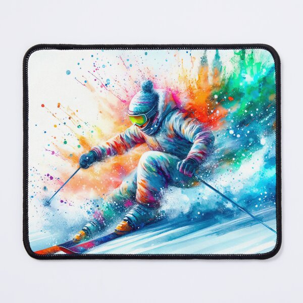 Item preview,  Vibrant Skiing Adventure designed and sold by paulrommer.