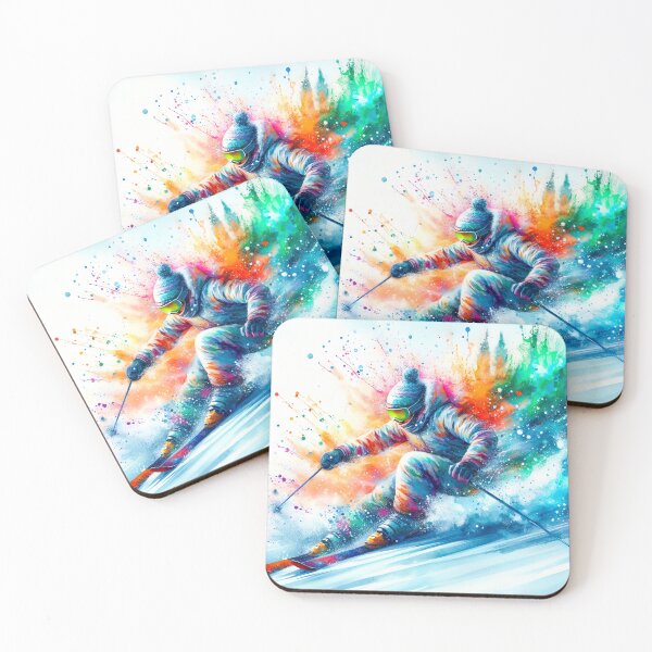 Item preview,  Vibrant Skiing Adventure designed and sold by paulrommer.