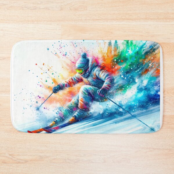 Item preview,  Vibrant Skiing Adventure designed and sold by paulrommer.