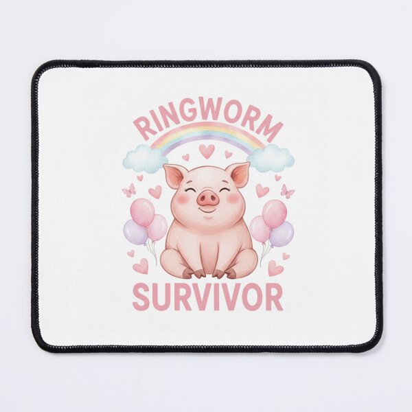 Item preview, Pig ringworm survivor funny gag adult humor novelty meme designed and sold by CheeseBlueprint.