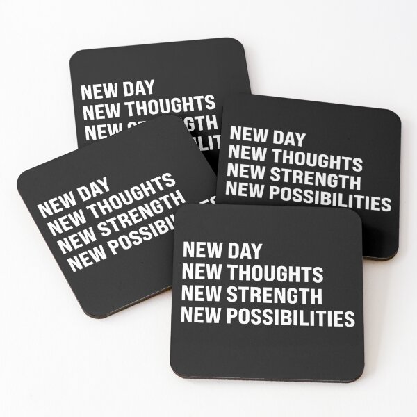 Item preview, New Day New Thoughts New Strength New Possibilities designed and sold by MO DESIGNS.